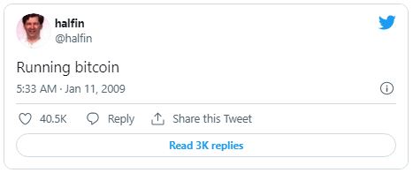 بیتکوین 4 - نمادین ترین توئیت مرتبط با بیت کوین، 13 ساله شد!