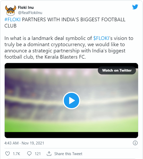 56677 - فلوکی اینو با یک باشگاه پرطرفدار فوتبال هند همکاری می‌کند