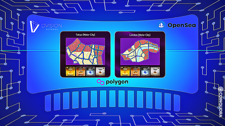 فروش زمین دوم شبکه Dvision در Polygon از طریق بازار بومی آن و OpenSea