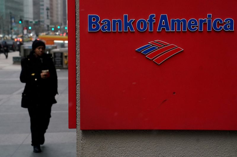 عملکرد ضعیف بنک آو امریکا درمیان رشد سهام بانک های ایالات متحده